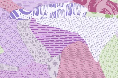 Desen. Fırça darbeleriyle soyut arkaplan. Tek renkli, elle çizilmiş doku. Modern grafik tasarımı. El yapımı çizgili..