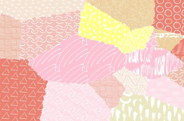 Desen. Fırça darbeleriyle soyut arkaplan. Tek renkli, elle çizilmiş doku. Modern grafik tasarımı. El yapımı çizgili..