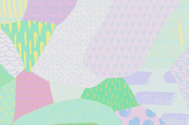 Desen. Fırça darbeleriyle soyut arkaplan. Tek renkli, elle çizilmiş doku. Modern grafik tasarımı. El yapımı çizgili..