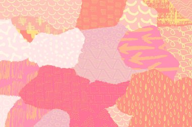 Desen. Fırça darbeleriyle soyut arkaplan. Tek renkli, elle çizilmiş doku. Modern grafik tasarımı. El yapımı çizgili..