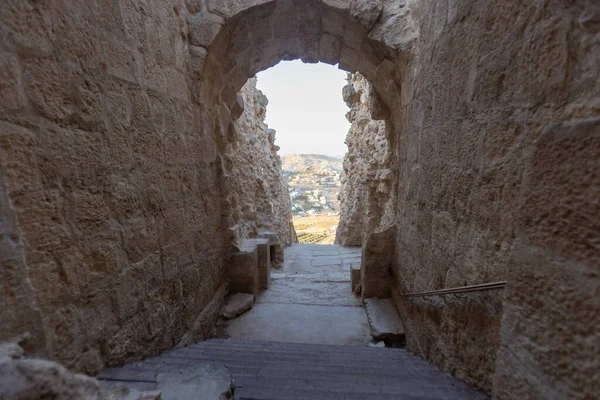 Гора Иродион Руины Крепости Царя Ирода Внутри Искусственного Кратера Иудейская — стоковое фото