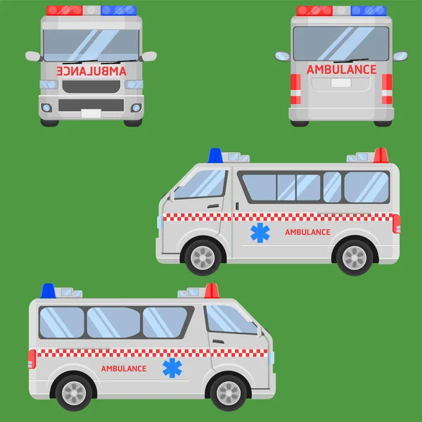 Thai Ambulans Minibüsü vektör çizimi