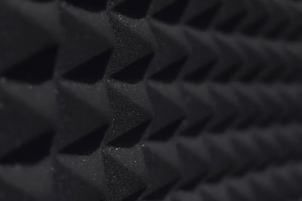 Close up of studio sound acoustical foam Background.
