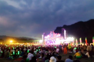 Soyut canlı müzik arka plan. Kamu ve konser