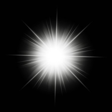 Işıl ışıl parlayan yıldız patlaması. Yıldızlar ve parıltılarla altın ışıklı fişek efekti. Parlak parlak roket patlamasının gerçekçi temsili.