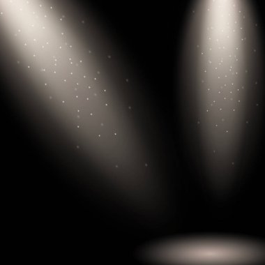 sahne odaklı spor ışığı arkaplandan düşüyor