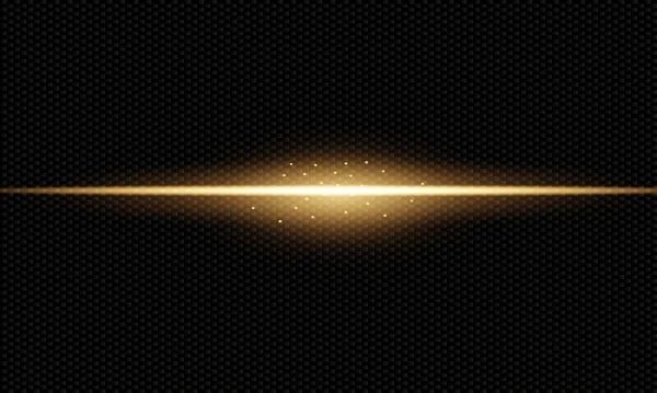 Lueur Isolée Effet Transparent Éclat Lentille Explosion Paillettes Ligne Éclat — Image vectorielle