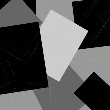 Şablon. Soyut gri ve siyah kareler. Tasarım, kapak, duvar kağıdı