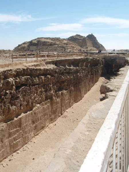 Ruiny Starożytnej Nabatejskiej Osady Shivta — Zdjęcie stockowe