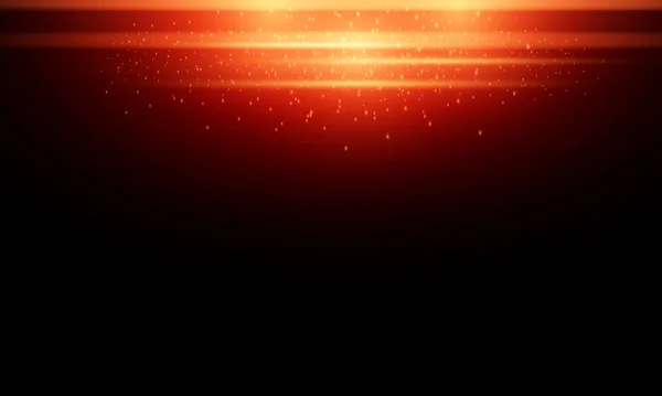 Червоні Лінії Промені Спалах Відблисків Пил Фонова Текстура Плівки Світлом — стоковий вектор