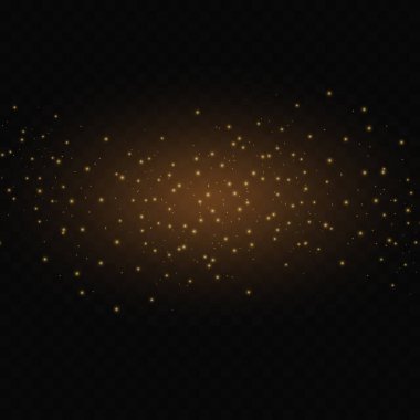 Parlak ışık efekti. Vektör çizimi. Noel flaşı. toz
