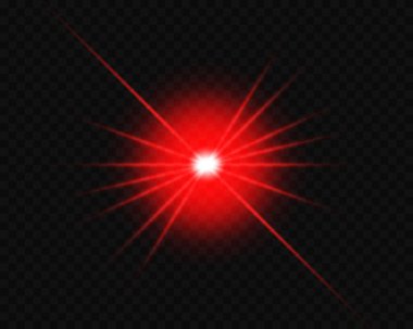 Şeffaf arkaplanda mercek ışığı. Fotoğrafların üzerine kolayca bir kaplama ya da ekran filtresi ekle