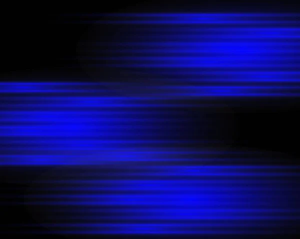 Яркие Светящиеся Синие Неоновые Линии Лучи Выделенные Черном Фоне — стоковый вектор