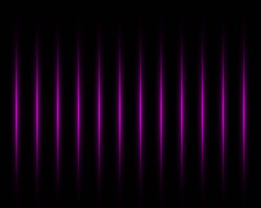 Parlak neon ışınları, siyah arkaplanda çizgiler