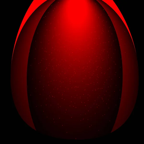 Bright Light Red Spotlight Flash Light Glitter Dust Transparent Background — Image vectorielle