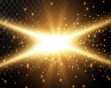 Işık kaynakları, konser ışıkları, spot ışıkları. Konser ışıkları ve ışık, web tasarımı illüstrasyonu için aydınlatılmış spot ışıkları.