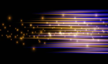 Elegant black background. With beautiful glowing lines. Beautiful shine, beautiful dust. Beautiful design.