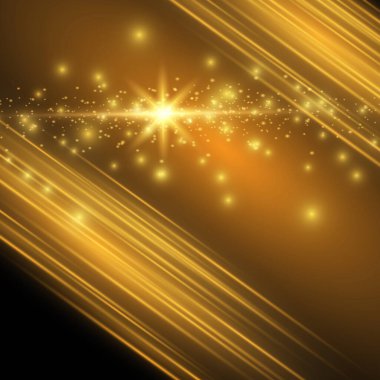 Abstract background. shiny light effect. On a black background. Beautiful design.