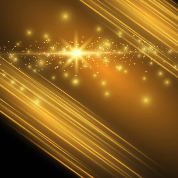 Abstract background. shiny light effect. On a black background. Beautiful design.