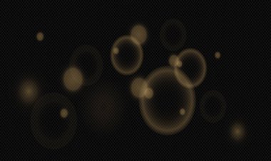 Bright light effect with rays and glare for vector illustration. On a transparent background.