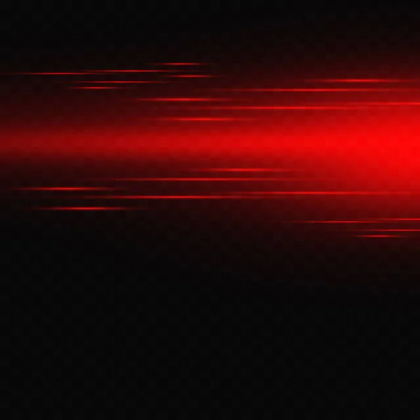 Червоні Лінії Промені Фонова Текстура Плівки Легкою Прозорістю Прозорому Фоні — стоковий вектор