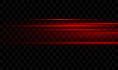 Red lines, rays. Film texture background with light translucence on transparent background