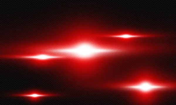 Bright Neon Flash Beam Light Black Background Vector Graphics — Stock Vector