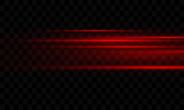 Красные Линии Лучи Фон Текстуры Пленки Легкой Прозрачностью Прозрачном Фоне — стоковый вектор