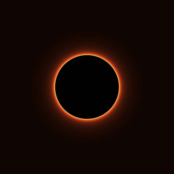 Différentes Phases Éclipses Solaires Lunaires Illustration Vectorielle — Image vectorielle