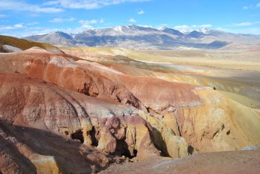 Altai Mars. Chagan-Uzun köyü. Mars manzarası. Mars.