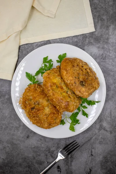 Turco Tradizionale Cibo Kadinbudu Kofte Polpetta Riso Carne Falafel Cucina — Foto Stock