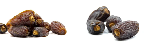 Date Fruits Sur Fond Blanc Medjool Frais Dates Pour Ramadan — Photo