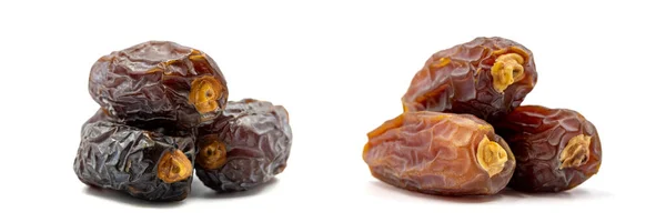 Date Fruits Sur Fond Blanc Medjool Frais Dates Pour Ramadan — Photo