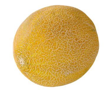 Karpuz beyaz arka planda izole edilmiş. Kavun Kırpma Yolu