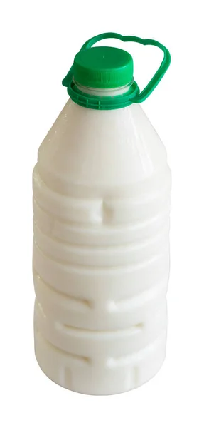 Νωπό Γάλα Απομονωμένο Λευκό Φόντο — Φωτογραφία Αρχείου