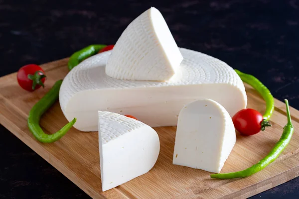 Fromage Panier Fromage Feta Pâte Molle Snacks Traditionnels Turquie Fromage — Photo