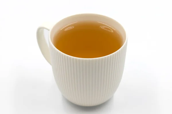 Chá Ervas Inverno Isolado Fundo Branco Chá Tília Chá Ervas — Fotografia de Stock