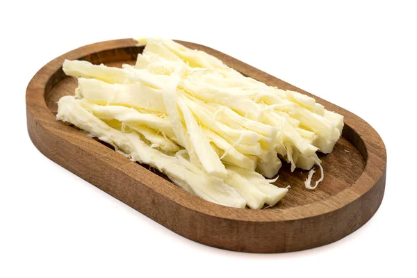Sýr Cecil Nebo Sýr String Izolovaný Bílém Pozadí Vynikající Sortiment — Stock fotografie