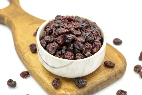 Dried Blueberry White Background Healthy Fres — Photo