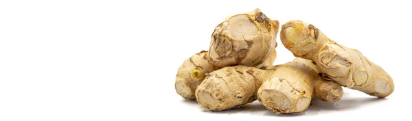 Jerusalem Artichoke Isolated White Background Fresh Jerusalem Artichoke Organic Food — Stock fotografie