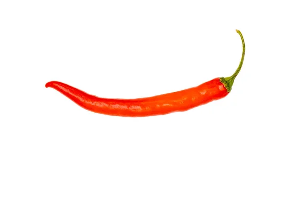 Red Hot Peppers Spice Pepper Isolated White Background Vegetable Healthy — Foto de Stock