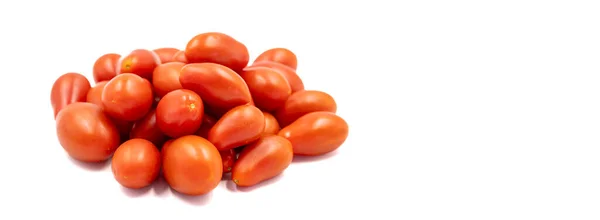 Cherry Tomato Small Tomatoes Isolated White Background Vegetable Healthy Vegan — ストック写真