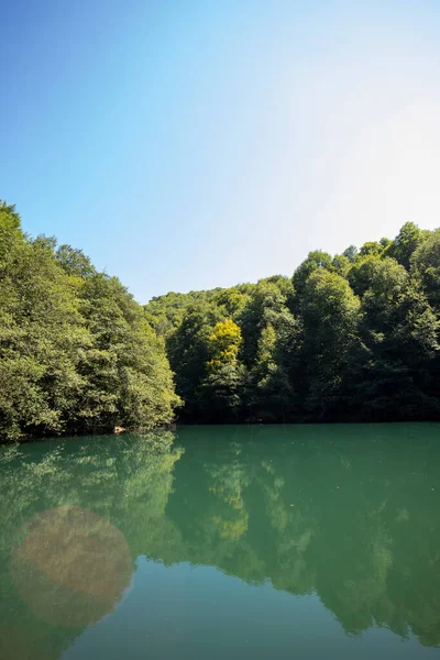 Lake Hidden Forest Turkey Bolu Yedigoller Outdoors Lake View — Stock Photo, Image