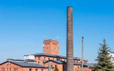 Katwice, Silezya, Polonya 'daki Porselen Fabrikası' nın (Fabryka Porcelany) binalarına bakın. XIX _ XX yüzyıldan sanayi mimarisi. 