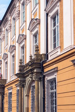 Nysa, Polonya 'daki Bölge Müzesi. Güzel, yenilenmiş, barok bir bina. XVII - XVIII.. 