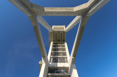 Chorzow, Silesia, Polonya 'daki eski kömür madeni 