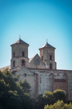 Bendectin abbey in Tyniec in the morning. A beautiful sunny summer day. Tyniec, Poland