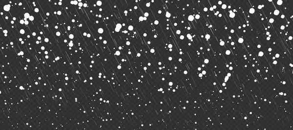 Condiciones Climáticas Invernales Nieve Dibujos Animados Vacaciones Con Lluvia Copos — Vector de stock
