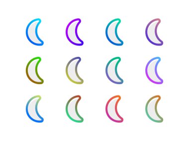 Simge seti, ay simgesi seti, Ay 'ın şirin tasarımı