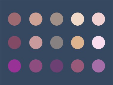 makyaj paleti, fırça paleti, göz farı için renk paleti